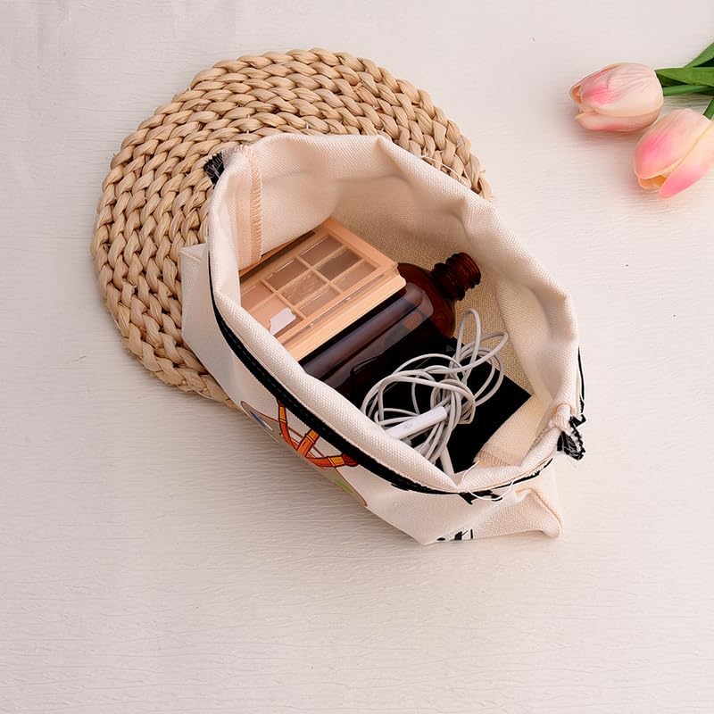 Funny Art Teacher Survival Kit Cosmetics Bag Pouch Zipper Makeup Bag - Image 7