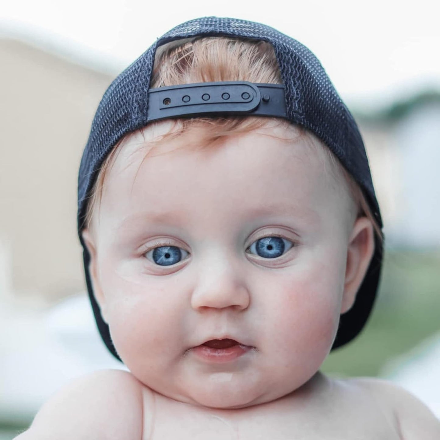 Baby Hats - Baseball Hat, Newborn Youth Flat Brim Mesh Trucker Surf Skate Bubba Bro Fitted Beach Cap Gorros para Bebes