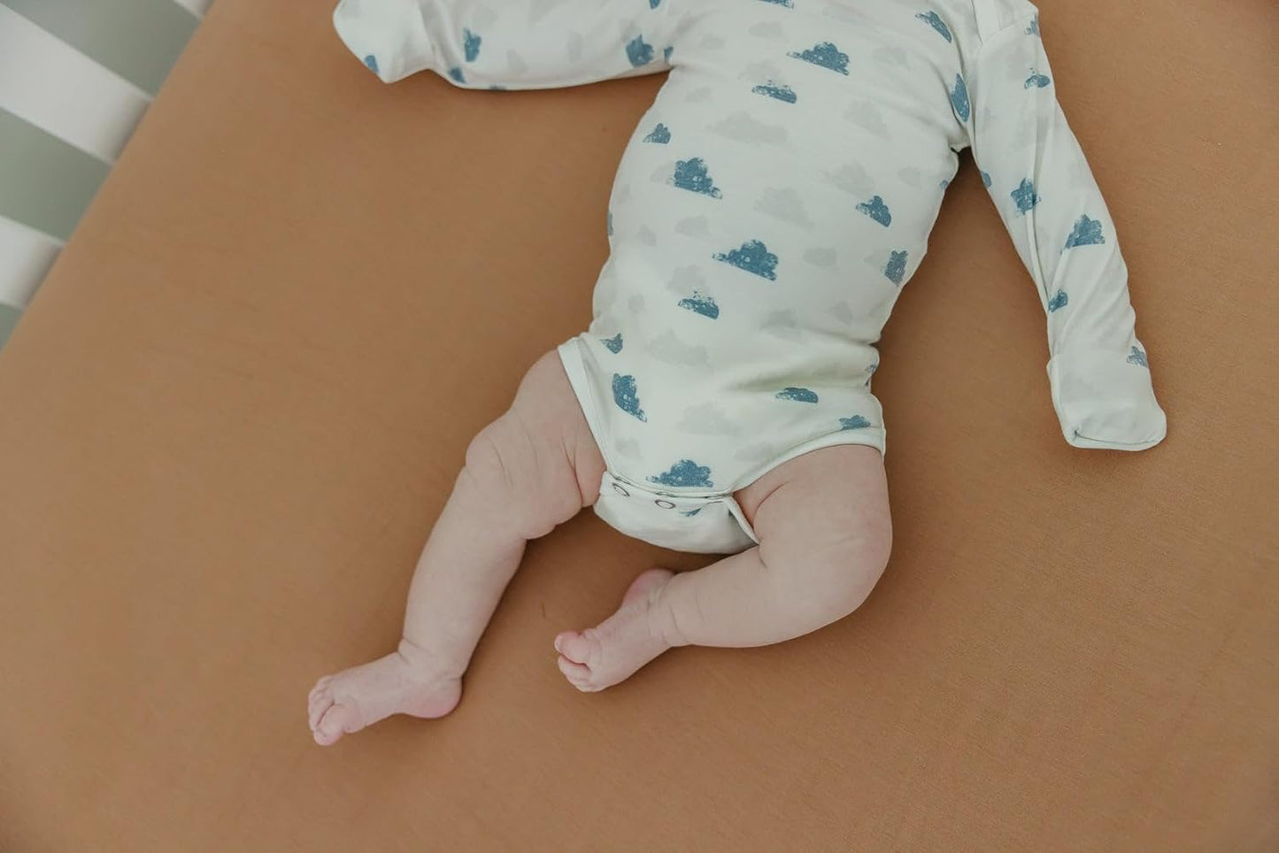 Copper Pearl Long Sleeve Bodysuit Baby: Ultra Soft Baby for Newborns, Boys, and Girls - Stylish, Comfortable, Overlap Shoulders, Premium Knit Fabric - 12-18 Months, Dream