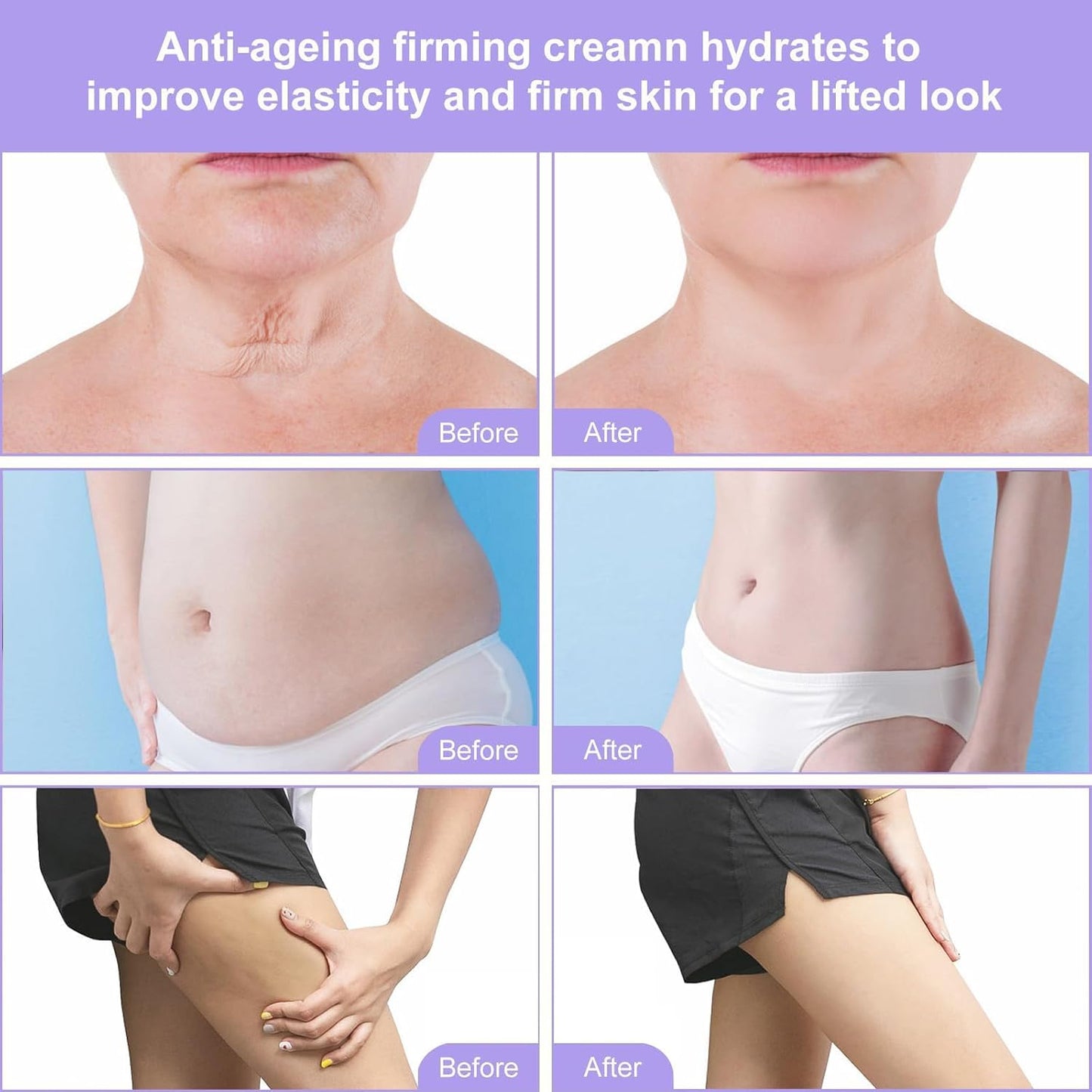 Get Dream Overnight Toning Whip Belly, Body Firming Cream, Skin Tightening Cream for Women, Anti Wrinkle Moisturizing, Target Stretch Marks, Tight Cellulite Firmness of Skin While Sleeping