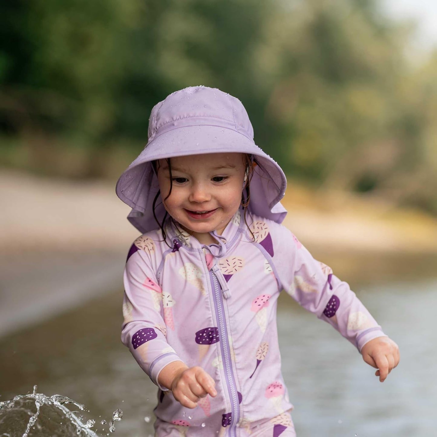 JAN & JUL Summer Adventure Wide Brim 50+ UPF Quick-Dry Sun-Hats for Kids