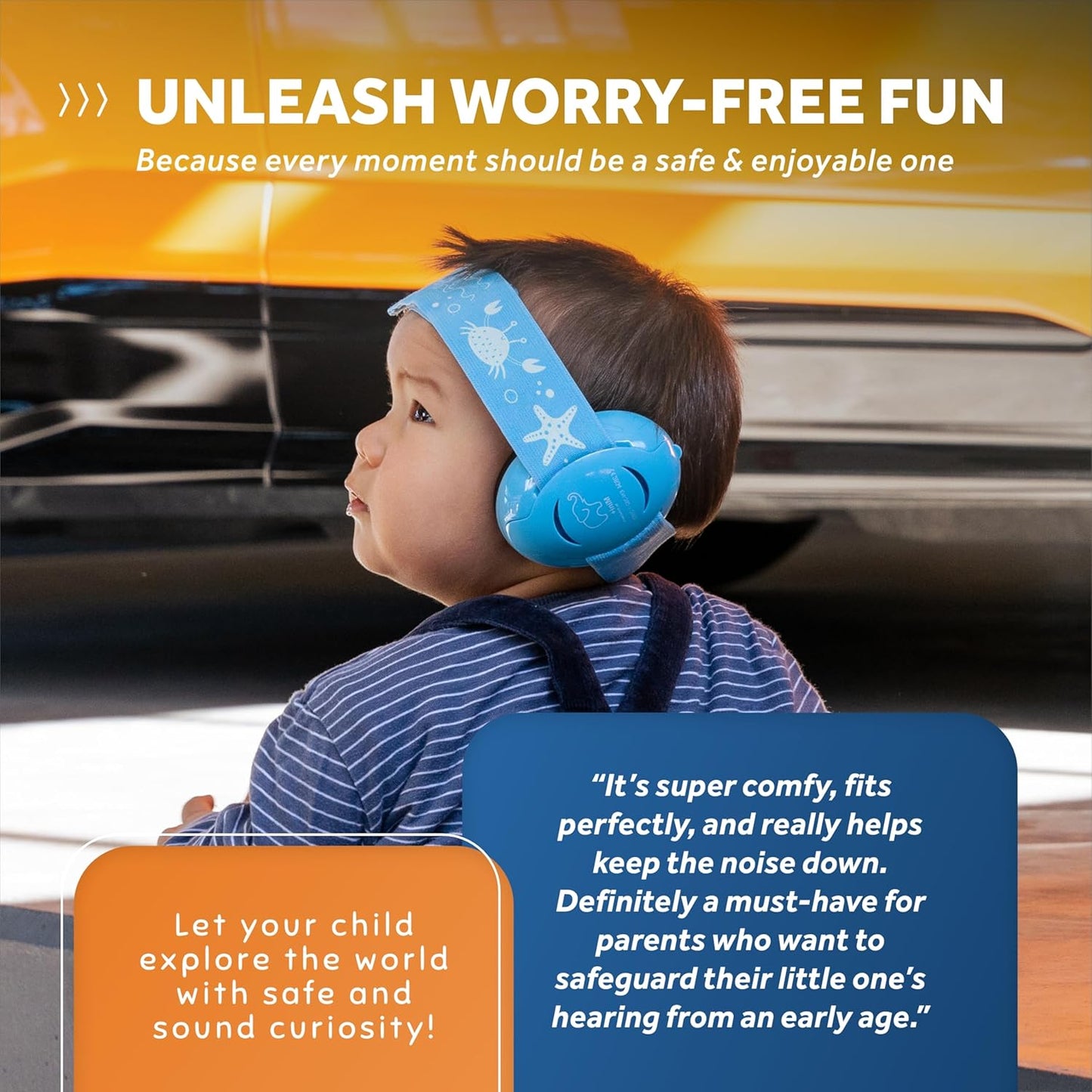 Schallwerk ยฎ Mini+ Baby Ear Muffs โ Infant Noise Cancelling Headphones, Toddler Ear Protection, Baby Headphones for Noise
