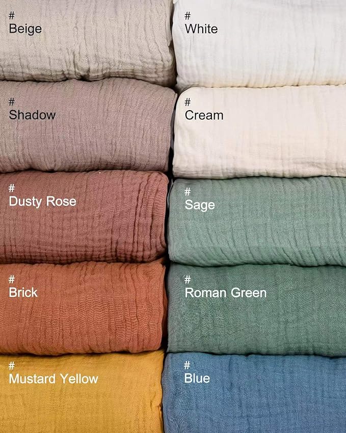 Bassinet Sheet for Baby Boy and Girl, Fitted Sheets for Rectangle, Oval, Hourglass Bassinet Mattress, Muslin Moses Basket Sheets with Neutral Style (Beige)