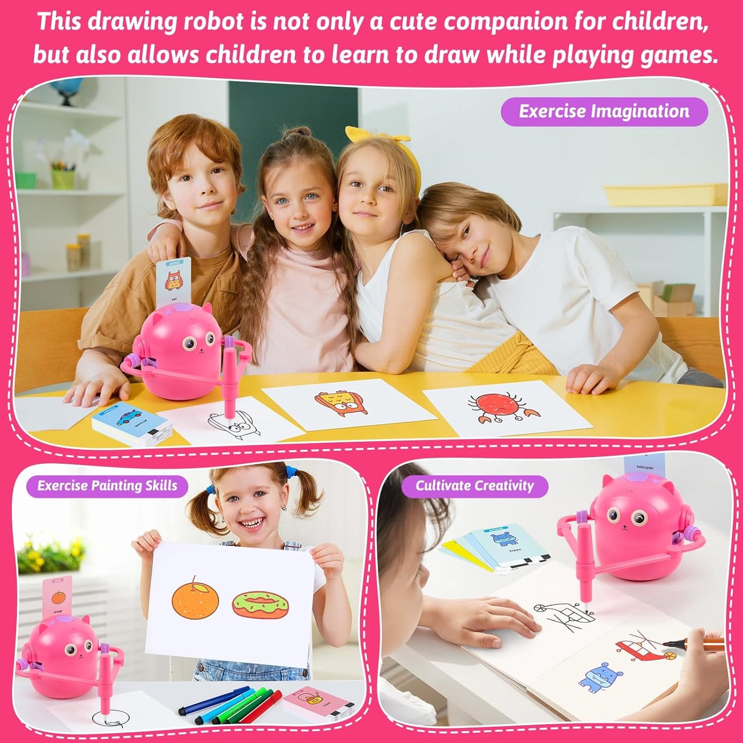 Drawing Robot Toy (12Pcs Pen)