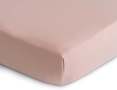 mushie Stretchy & Soft Crib Sheet | Fitted 28" x 52" - Image 2