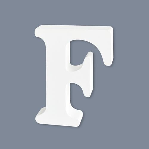 6 Inch Unfinished Wooden Letters, Wood Letters by HANWER