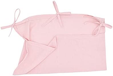 Linen Baby Bedside Hanging Storage Bag, 2 Pockets Organizer - Image 5