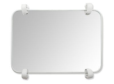 Baby Mirror - Large Crib Mirror - Double-Sided with High Contrast Images - Baby Safe Mirror - NICU Approved - Shatterproof with Hospital Grade Rubber by Genius Baby Toys