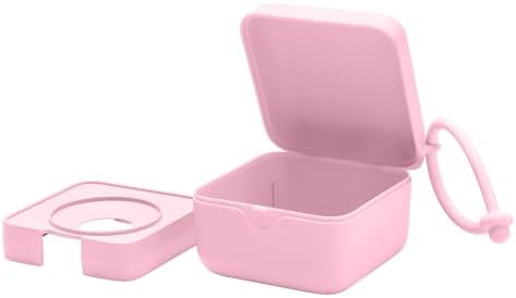 BIBS Pacifier Box, Sterilizer Case, Clean & Travel-Friendly, Baby Pink - Image 3