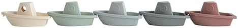 mushie Stackable Bath Boats Floating Toy | Made in Denmark - Image 2