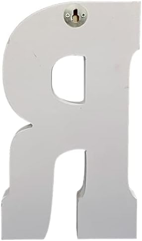 Large Wood Letter Distressed White Wash Alphabet Wall Décor Monogram Letter - Image 4