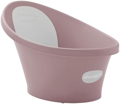 Shnuggle Newborn Baby Bath | Built in Support Bump and Soft Backrest | Suitable by Shnuggle