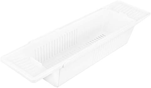 Adjustable Bathtub Toy Organizer, Partitioned Storage Basket by GLOGLOW