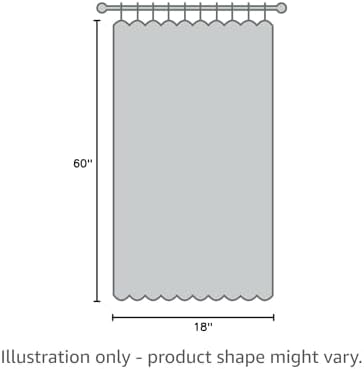 Hiasan Dark Grey Valance Curtains - Image 6