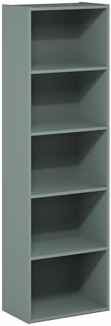 Furinno LUDER Book Shelf, 5-Tier Bookshelf, Bookcase - Image 6