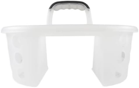 Portable Shower Caddy Plastic Shower Basket Organizer Divided Bathroom Caddy - Image 4