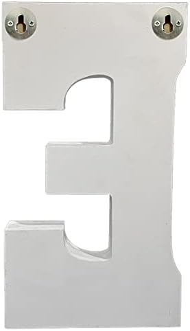 Wooden Letter E Decor, 10 Inch Rustic Alphabet Sign - Image 4