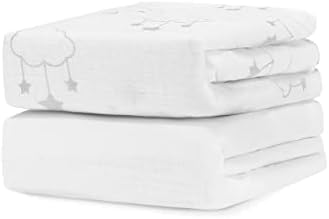 Newton Baby Fitted Crib Sheet 2-Pack, Organic Cotton by newton