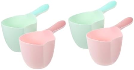 4pcs Plastic Water Scoop Ladle for Bathing and Kitchen by pamingono