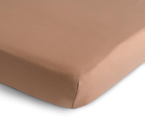 mushie Stretchy & Soft Crib Sheet | Fitted 28" x 52" - Image 2