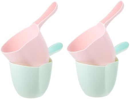 4pcs Plastic Water Scooper Ladle by TOBBOMEY