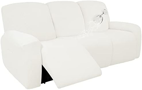 Easy-Going 100% Dual Waterproof Recliner Sofa Cover, 8-Pieces Stretch Relining by Easy-Going