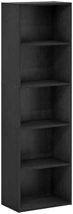 Furinno LUDER Book Shelf, 5-Tier Bookshelf, Bookcase - Image 6
