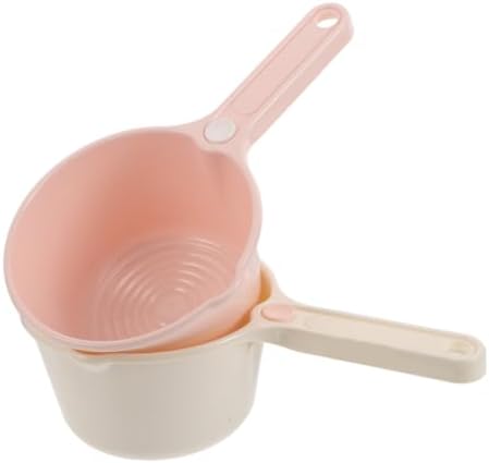 Plastic Water Ladle for Shampoo Rinsing and Bathing for Bathroom 2pcs by LALADEFIEE