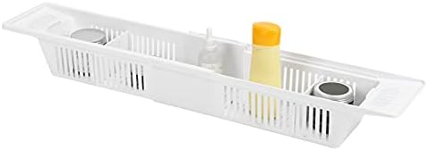 Bath Tray for Toys Stainless Steel Expandable Bathtub Storage Basket - Image 5