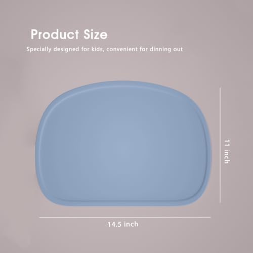 Cuddle Campus Set of 3 Silicone Placemats - Image 2