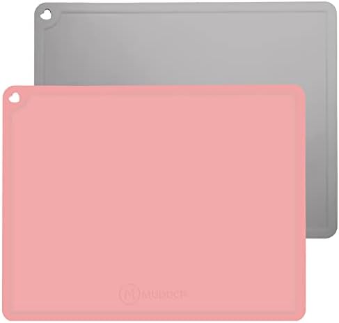 Silicone Placemats for Toddler, Non-Slip Baby Table Mat for Restaurants by Mudocp