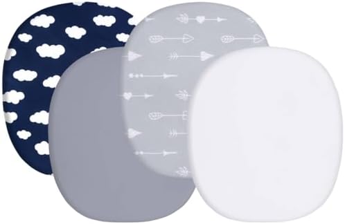 Baby Bassinet Sheets 4 Pack Compatible - Image 2