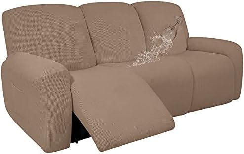Easy-Going 100% Dual Waterproof Recliner Sofa Cover, 8-Pieces Stretch Relining by Easy-Going