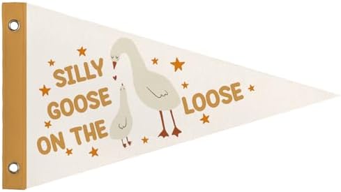 Silly Goose On the Loose Pennant Banner Flags Playroom Wall Decor by Unknown