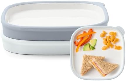 Ello Clean Start Ceramic Toddler Plates by Ello