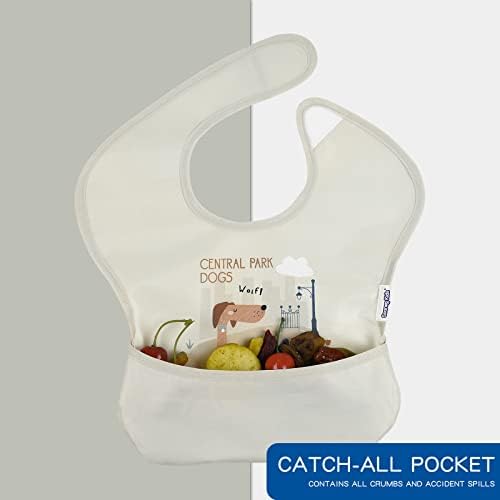 Waterproof Baby Bibs, 5 Pack Feeding Bibs - Image 3