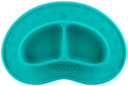 Nuby Sure Grip Miracle Mat 2-Section Plate by NubyUSA