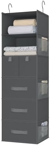 6-Shelf Hanging Closet Organizer by Bosuelife