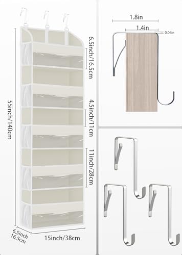 TAHAVICE 2 Pack Over the Door Storage Organizer - Image 6