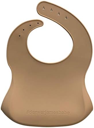 Denver James Silicone Feeding Bibs | Dishwasher Safe. Waterproof. Adjustable. - Image 3