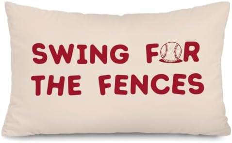 Baseball Room Decor for Boys，Baseball 12x20 Pillow Cover by Unknown