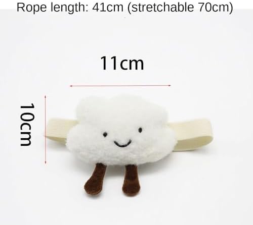 4 Pcs Cloud Shape Cute Curtain Tieback, Simple and Elegant Elastic Rope Buckle - Image 7