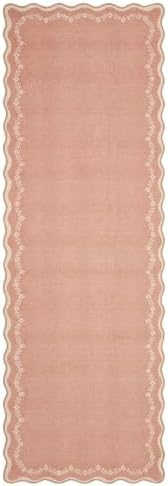 GarveeHome 2.5x10 Scalloped Washable Runner Rug Hallway Kitchen Rug by GarveeHome