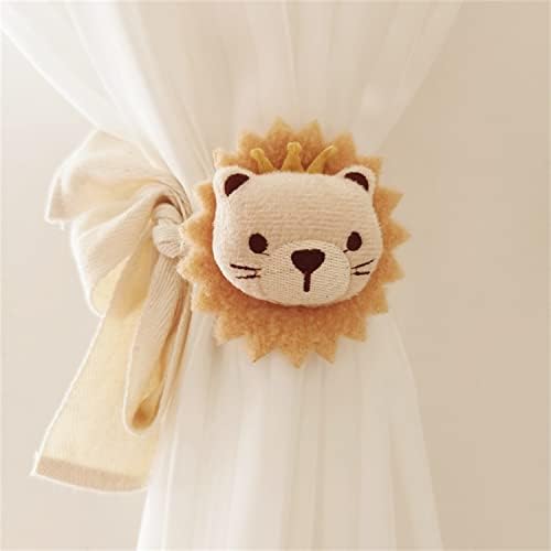 2 Pack Curtain Tiebacks Cute Cartoon Animal Curtain Ties, Embroidered Animal by Unknown