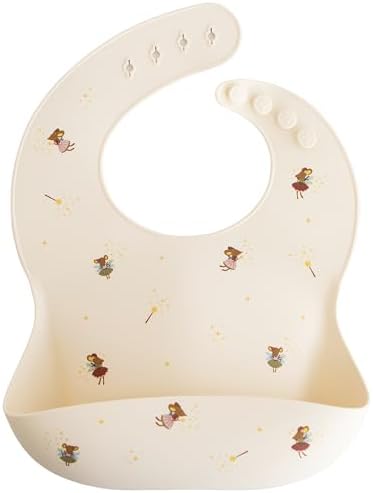mushie Silicone Baby Bib | Adjustable Fit Waterproof Bibs by mushie