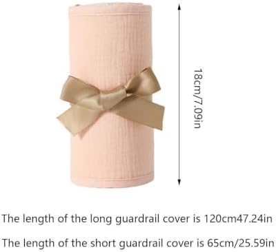 Cot Rail Protector 4 Pack Cotton Gauze Teething Guard - Image 6