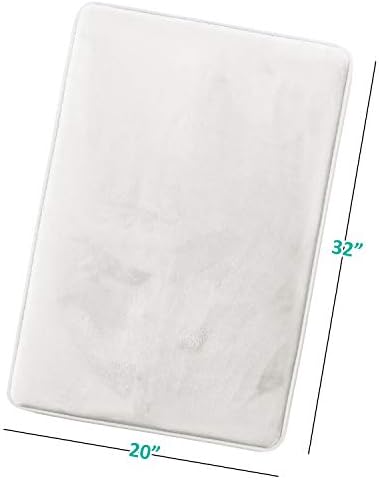 Clara Clark Bathroom Rugs, Velvet Memory Foam Bath Mat, Machine Washable Bath - Image 3