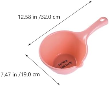 3pcs Plastic Water Dipper Long Handle Kitchen Ladles Pp Water Scoop - Image 4