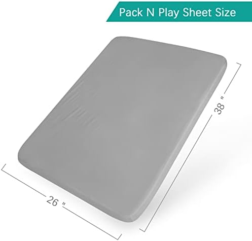 Pack and Play Sheets Waterproof 2 Pack - Image 6