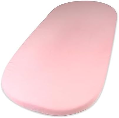 HonestBaby Organic Cotton Fitted Bassinet Sheet, One Size by HonestBaby